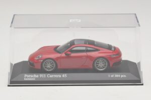 Porsche 911 992 Carrera 4S Rot Minichamps 1:43 410069321 Metall – Bild 4 von 5