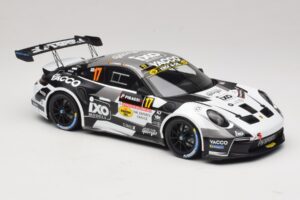 Porsche 911 992 Rally GT #17 C. De Cecco / J. Humblet Rallye de Wallonie 2025 IXO 1:18 18RMC255 Metall – Bild 4 von 6