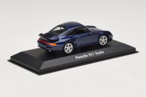 Porsche 911 993 Turbo Blue Metallic Maxichamps 1:43 940069201 Metall – Bild 2 von 5