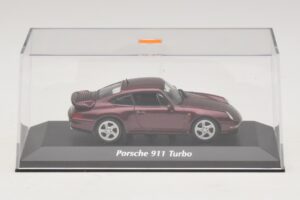 Porsche 911 993 Turbo Rot Metallic Maxichamps 1:43 940069200 Metall – Bild 4 von 5