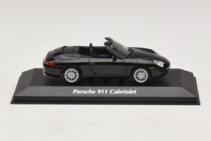 Porsche 911 996 Cabriolet Schwarz Metallic Maxichamps 1:43 940061030 Metall