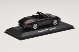 Porsche 911 996 Cabriolet Schwarz Metallic Maxichamps 1:43 940061030 Metall – Bild 2 von 5