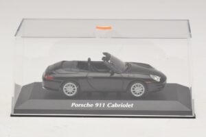 Porsche 911 996 Cabriolet Schwarz Metallic Maxichamps 1:43 940061030 Metall – Bild 4 von 5