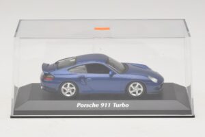 Porsche 911 996 Turbo Blue Metallic Maxichamps 1:43 940069301 Metall – Bild 4 von 5