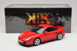 Porsche 911 996 Turbo Rot KK-Scale 1:18 KKDC181474 Metall – Bild 6 von 6