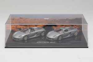 Porsche Carrera GT Spider & Coupé Set Silber Minichamps 1:43 WAP02010314 Metall – Bild 4 von 5