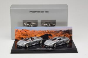 Porsche Carrera GT Spider & Coupé Set Silber Minichamps 1:43 WAP02010314 Metall – Bild 5 von 5