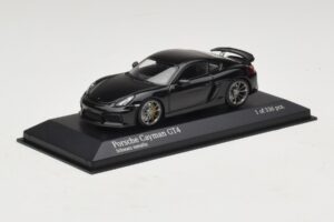 Porsche Cayman GT4 981 Black Metallic Minichamps 1:43 410066121 Metall – Bild 2 von 5