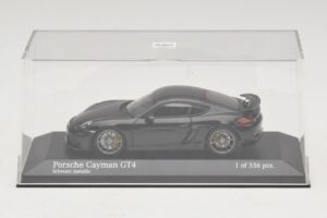 Porsche Cayman GT4 981 Black Metallic Minichamps 1:43 410066121 Metall – Bild 4 von 5