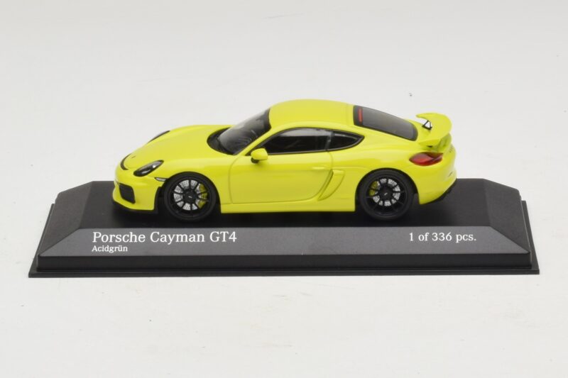 Porsche Cayman GT4 981 Grün Minichamps 1:43 Porsche Cayman GT4 981 Grün Minichamps 1:43 410066122 Metall