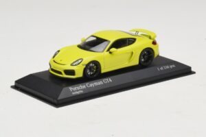 Porsche Cayman GT4 981 Grün Minichamps 1:43 410066122 Metall – Bild 2 von 5