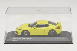 Porsche Cayman GT4 981 Grün Minichamps 1:43 410066122 Metall – Bild 4 von 5