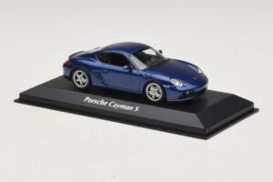 Porsche Cayman S 987 Blau Metallic Maxichamps 1:43 940065621 Metall – Bild 3 von 5