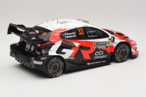 Toyota GR Yaris Rally1 #33 E. Evans / S. Martin Rally Monte Carlo 2026 IXO 1:18 18RMC269B Metall – Bild 2 von 6