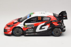 Toyota GR Yaris Rally1 #33 E. Evans / S. Martin Rally Monte Carlo 2026 IXO 1:18 18RMC269B Metall – Bild 3 von 6