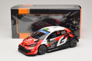 Toyota GR Yaris Rally1 #33 E. Evans / S. Martin Rally Monte Carlo 2026 IXO 1:18 18RMC269B Metall – Bild 6 von 6