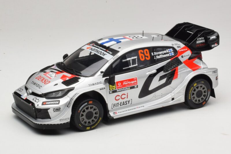 Toyota GR Yaris Rally1 #69 K. Rovanpera / J. Halttunen Rally Portugal 2025 IXO 1:18 18RMC250B Metall