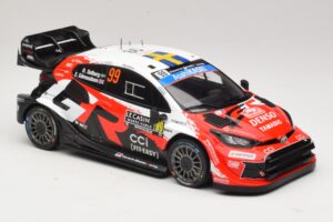 Toyota GR Yaris Rally1 #99 O. Solberg / E. Edmondson Rally Monte Carlo Winner 2026 IXO 1:18 18RMC269A Metall – Bild 4 von 6