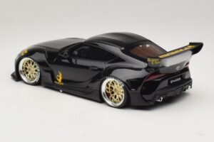 Toyota Supra GR A90 Pandem V1.0 Schwarz TopSpeed 1:18 TS0307 Resin – Bild 5 von 6
