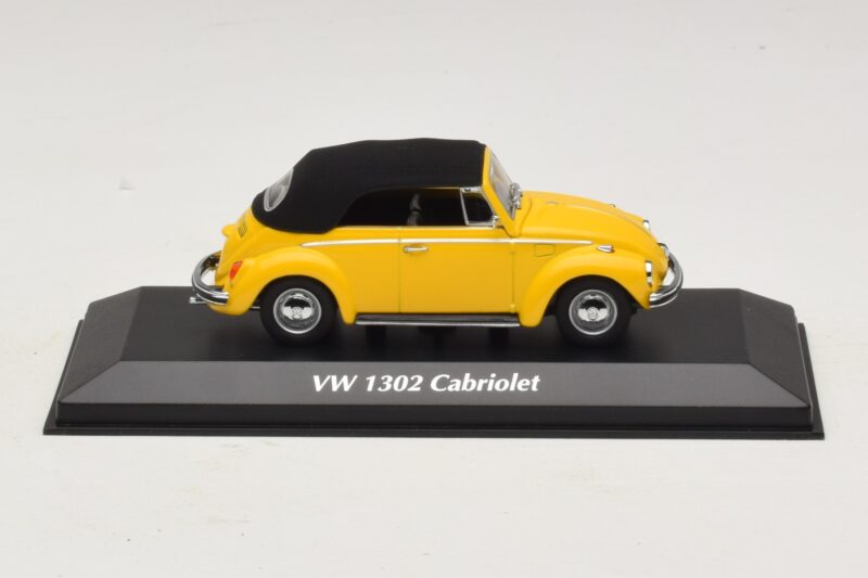 Volkswagen 1302 Cabriolet Gelb Maxichamps 1:43 940055030 Metall