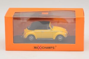 Volkswagen 1302 Cabriolet Gelb Maxichamps 1:43 940055030 Metall – Bild 5 von 5