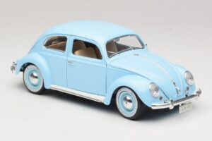 Volkswagen Käfer Blau Bburago 1:18 3381 Metall – Bild 6 von 8