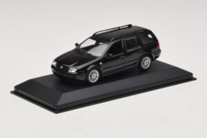 Volkswagen Golf Mk4 Variant Sport Highline BBS Edition Schwarz Ersatzkarton Minichamps 1:43 GOLF008-R1 Metall – Bild 2 von 5