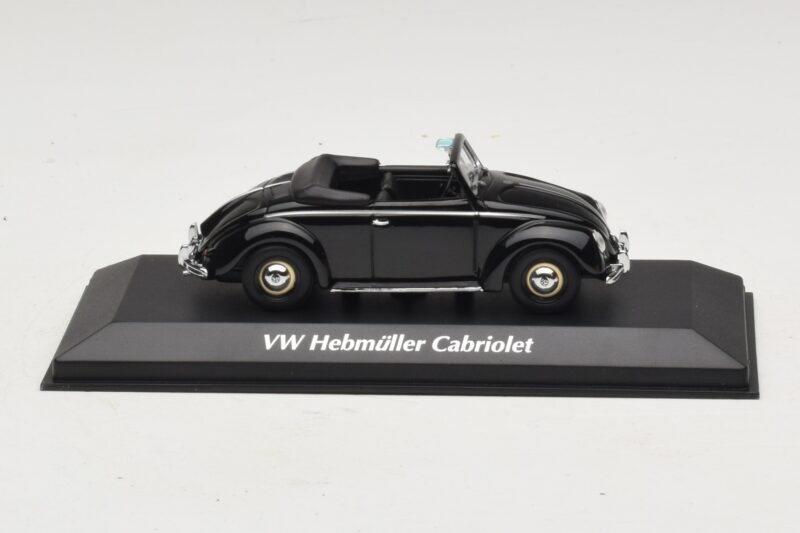 Volkswagen Hebmuller Cabriolet Schwarz Maxichamps 1:43 940052130 Metall