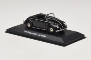Volkswagen Hebmuller Cabriolet Schwarz Maxichamps 1:43 940052130 Metall – Bild 3 von 5
