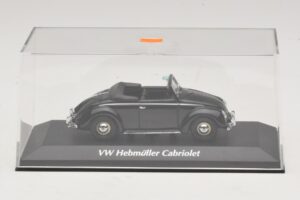 Volkswagen Hebmuller Cabriolet Schwarz Maxichamps 1:43 940052130 Metall – Bild 4 von 5