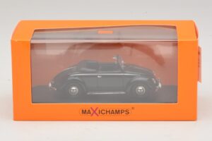 Volkswagen Hebmuller Cabriolet Schwarz Maxichamps 1:43 940052130 Metall – Bild 5 von 5