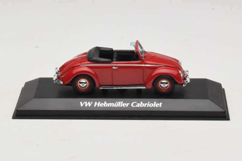 Volkswagen Hebmuller Cabriolet Rot Maxichamps 1:43 Volkswagen Hebmuller Cabriolet Rot Maxichamps 1:43 940052131 Metall