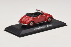 Volkswagen Hebmuller Cabriolet Rot Maxichamps 1:43 940052131 Metall – Bild 2 von 5