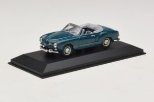 Volkswagen Karmann Ghia Cabriolet Dunkelblau Minichamps 1:43 GHIA001 Metall – Bild 2 von 5