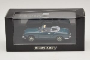 Volkswagen Karmann Ghia Cabriolet Dunkelblau Minichamps 1:43 GHIA001 Metall – Bild 5 von 5