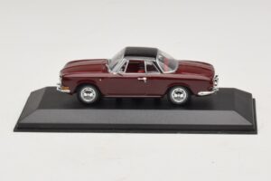 Volkswagen Karmann Ghia Rot Mit Schwarzem Dach Minichamps 1:43 GHIA002 Metall