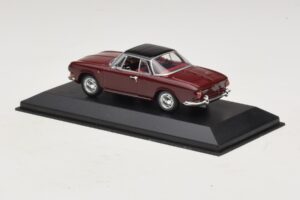Volkswagen Karmann Ghia Rot Mit Schwarzem Dach Minichamps 1:43 GHIA002 Metall – Bild 3 von 5