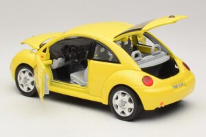 Volkswagen New Beetle A4 Gelb Bburago 1:18 3302 Metall – Bild 5 von 8